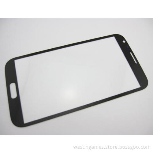 Outer LCD Screen Lens Top Touch Glass Replace for Samsung Galaxy Note 2 N7100 - Black (OEM A+) (WRSAG024)